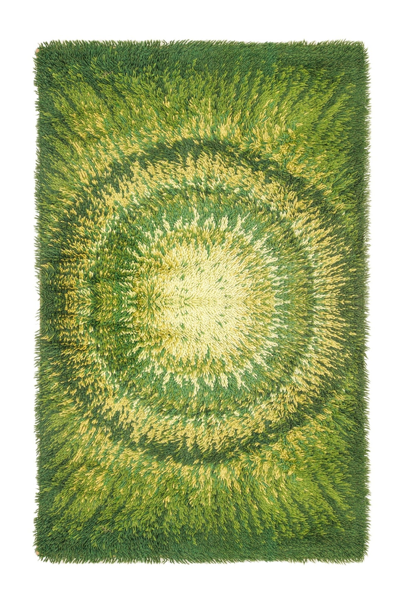 Vintage Scandinavian Rya Rug 4'8" x 3'