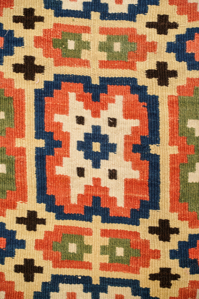 Antique Norwegian Coverlet Textile 5'5" x 4'4"