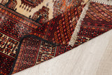 Vintage Turkoman Rug 4'5" x 2'5"