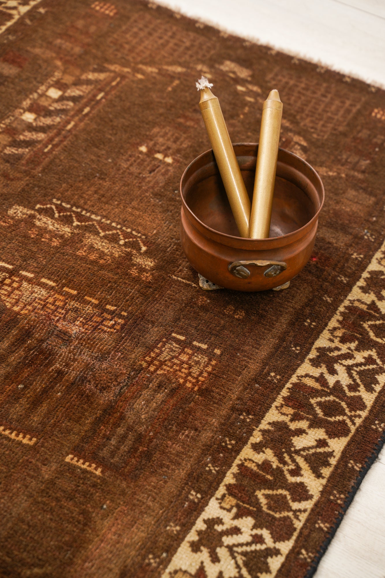 Vintage Baloch Rug 3'8" 2'8"