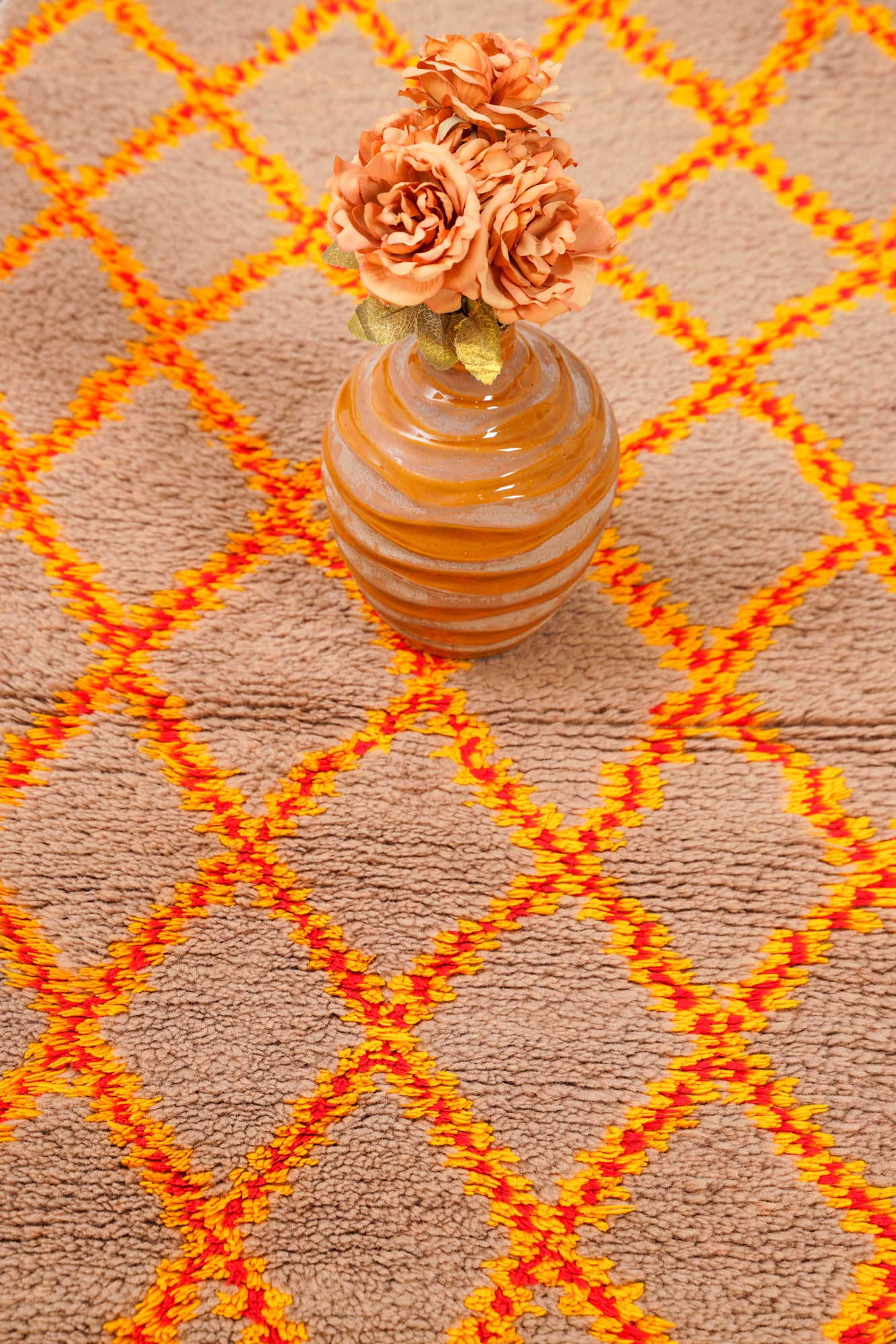 Vintage Moroccan Berber Rug 4'9" x 2'2"