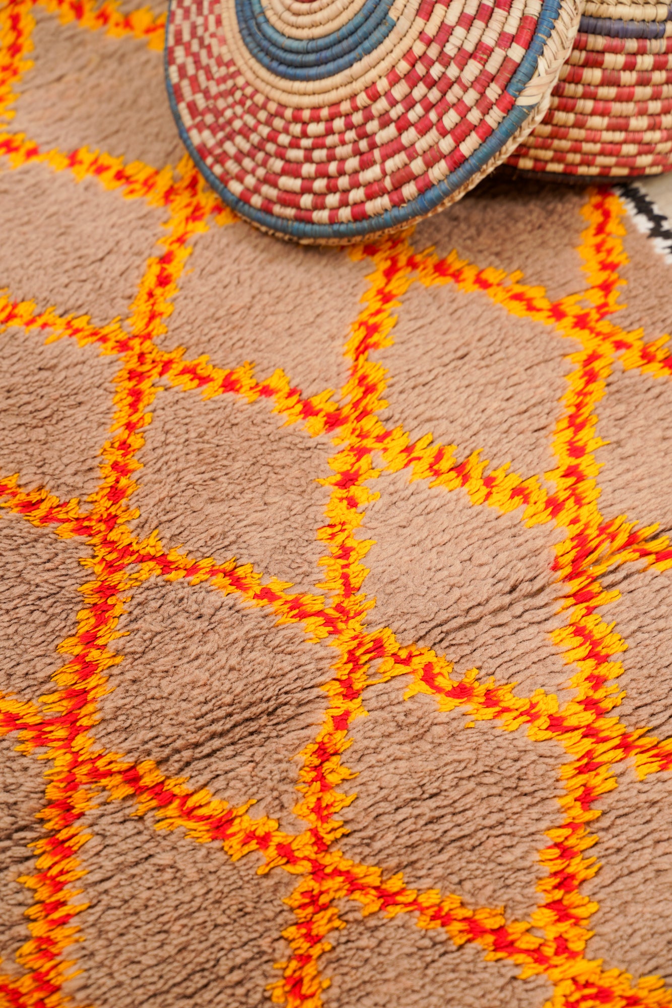 Vintage Moroccan Berber Rug 4'9" x 2'2"