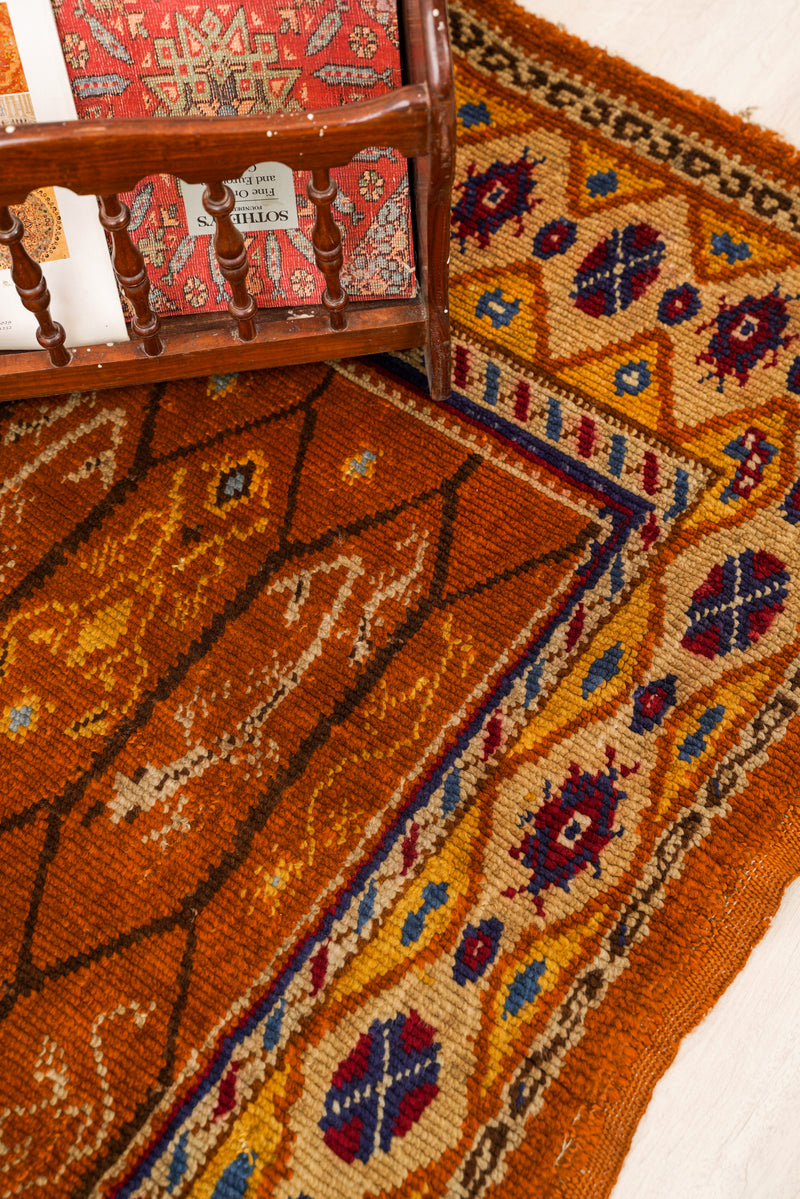 Antique Spanish Rug 6'2