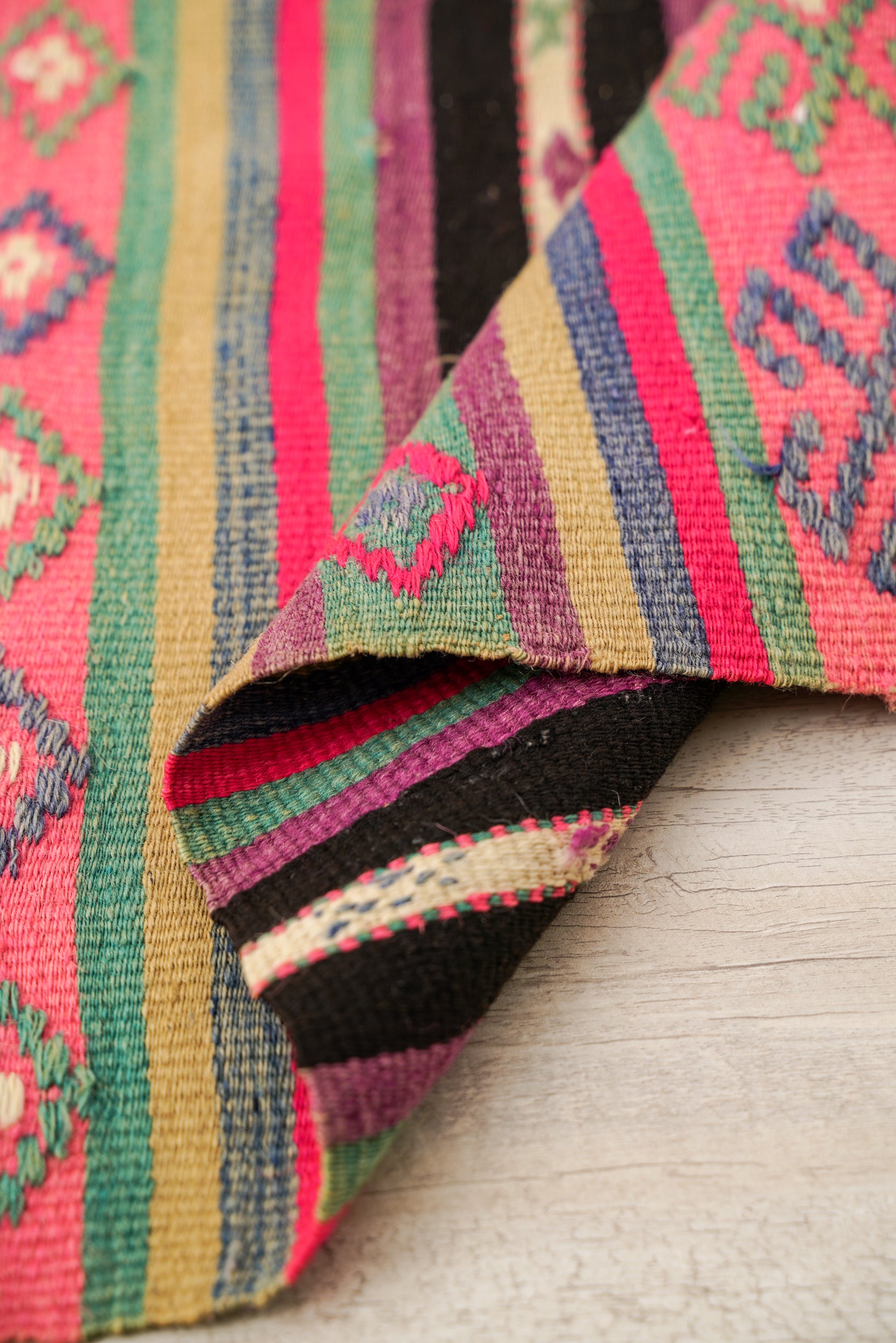 Vintage Turkish Tribal Kilim 7'6" x 4'6"