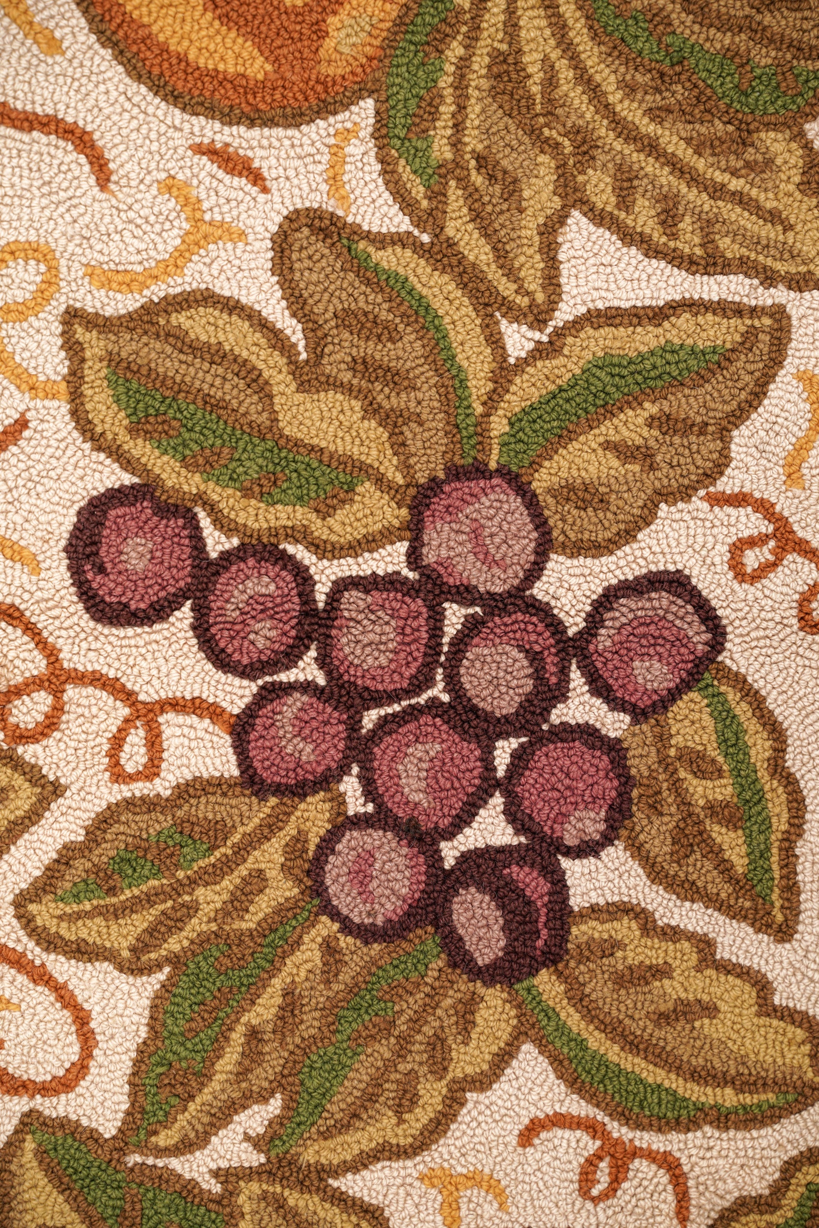 Vintage American Hook Rug 5'2" x 3'4"