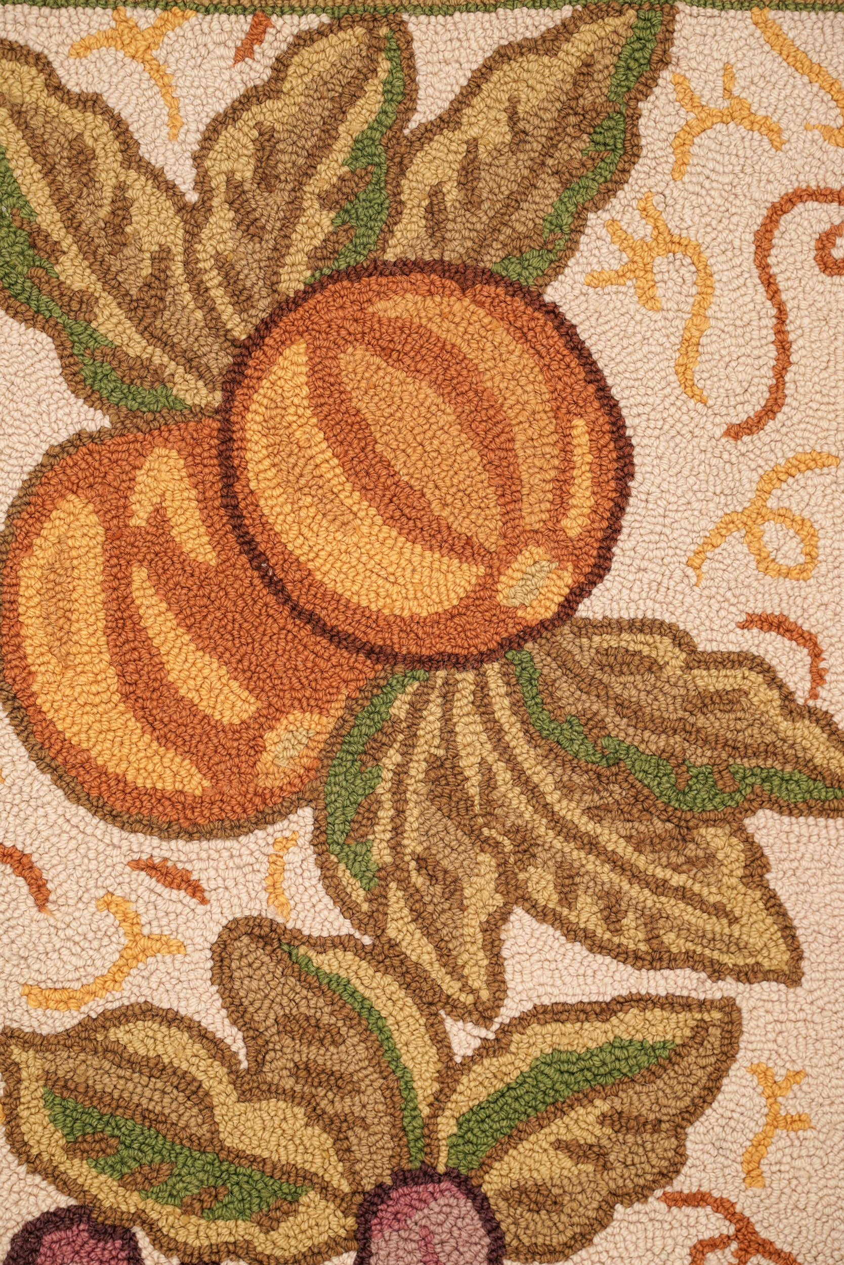 Vintage American Hook Rug 5'2" x 3'4"