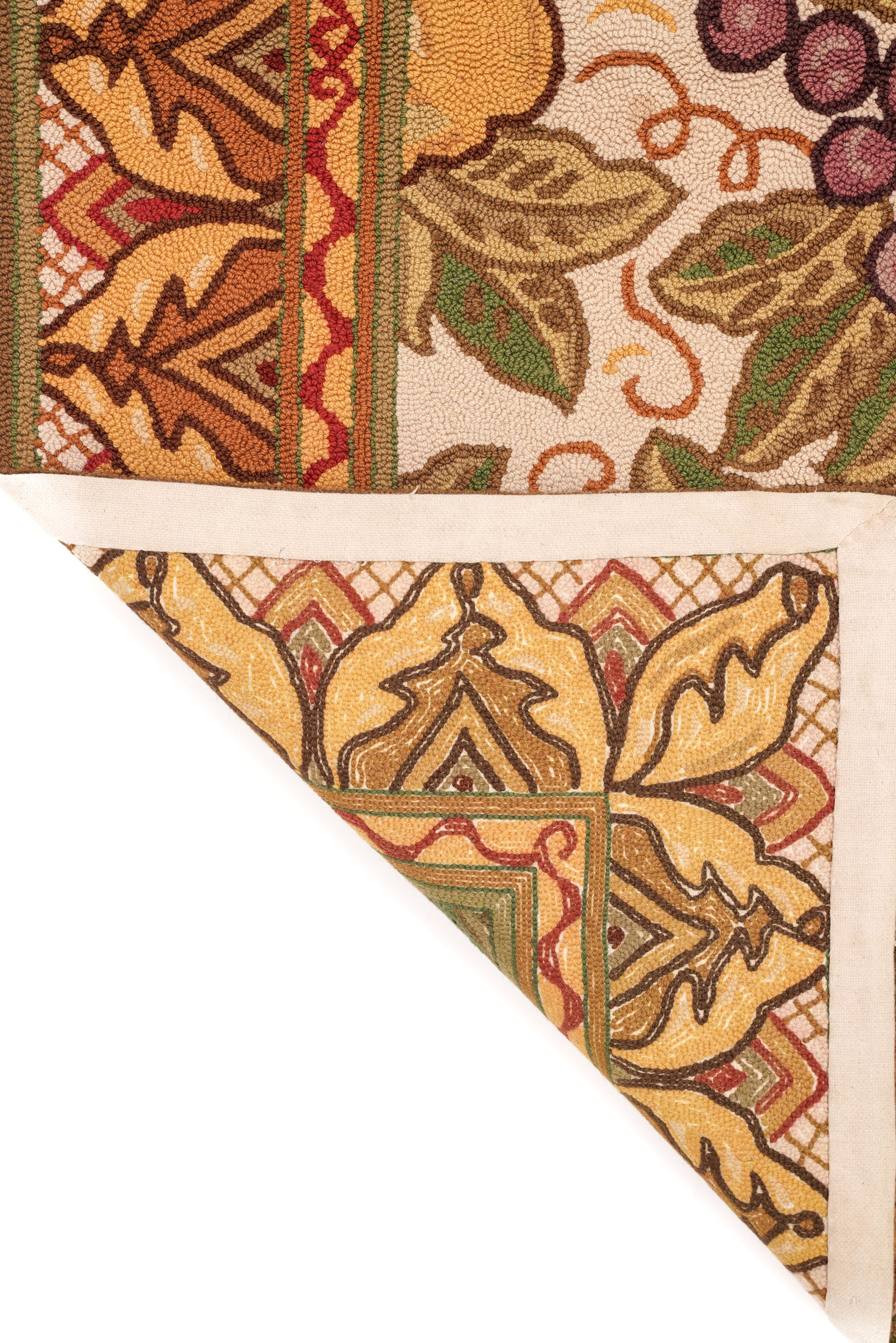 Vintage American Hook Rug 5'2" x 3'4"