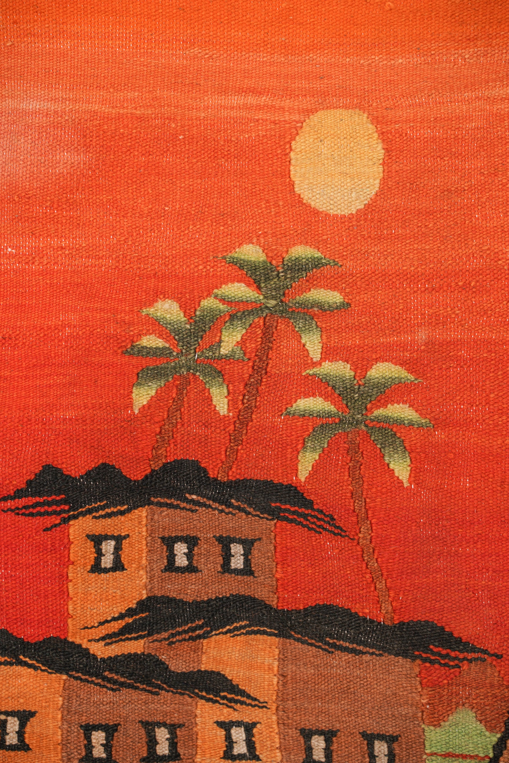 Vintage Egyptian Tapestry 5' x 3'4"