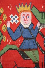 Vintage Norwegian Tapestry 2'7" x 1'9"
