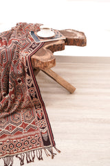Vintage Indonesian Ikat Textile 6'11" x 3'7"