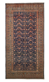 Antique Samarkand Khotan Rug 13' x 6'6"