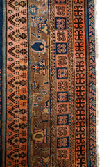 Antique Samarkand Khotan Rug 13' x 6'6"