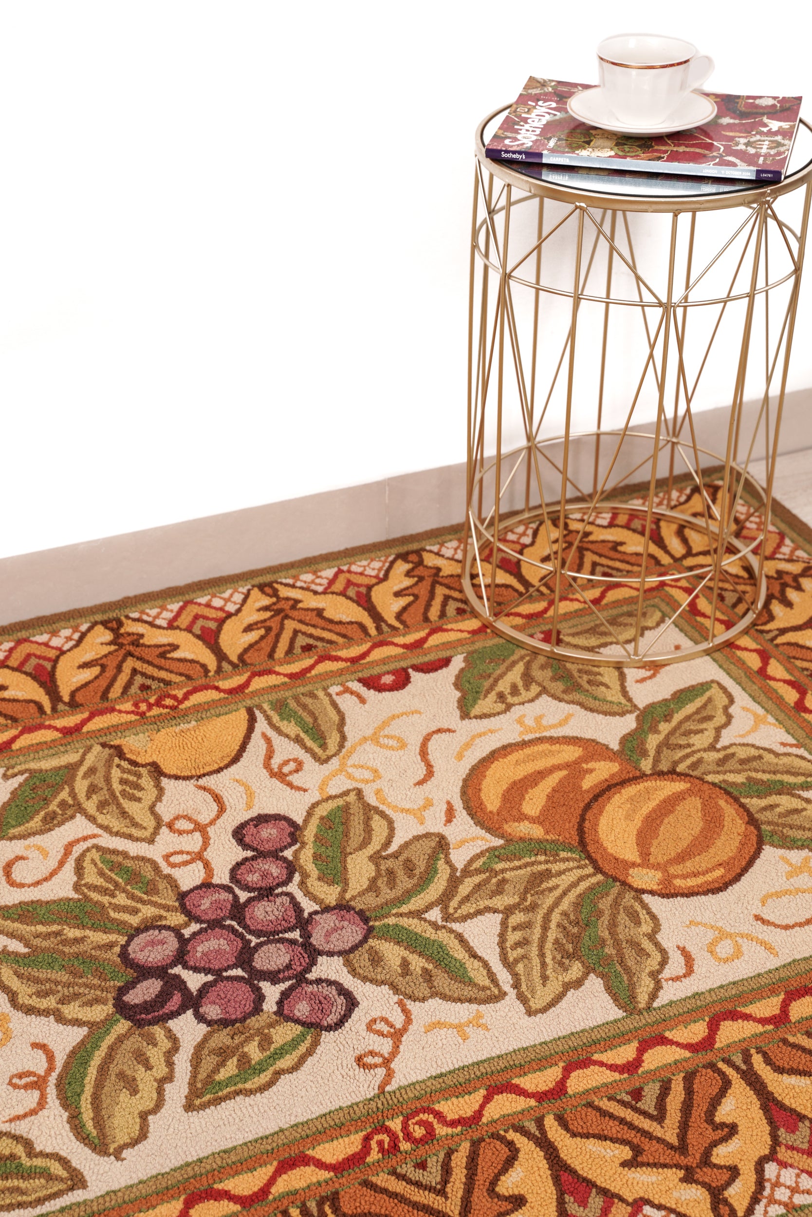 Vintage American Hook Rug 5'2" x 3'4"