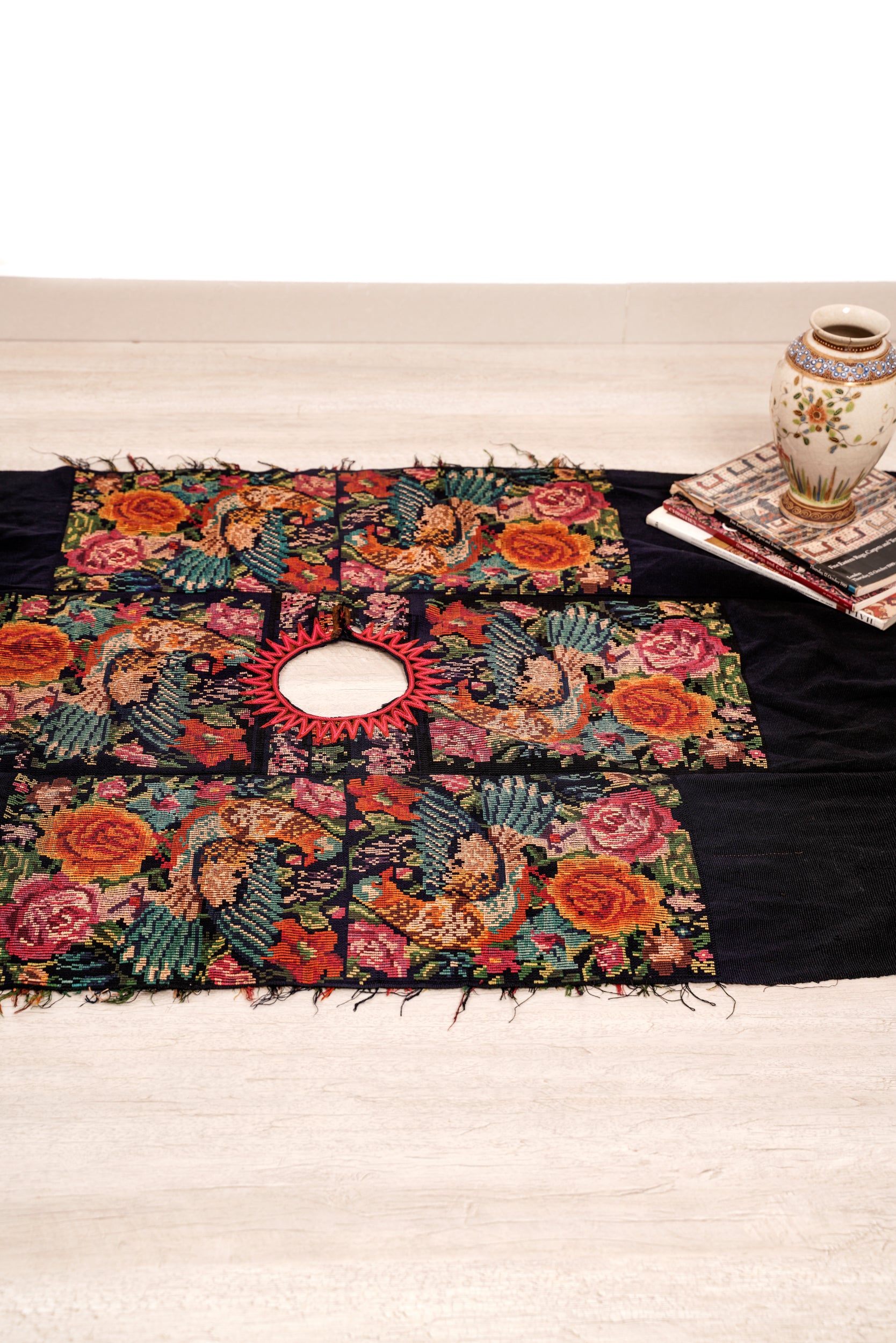 Vintage Guatemalan Huipil Textile 4'3" x 2'8"