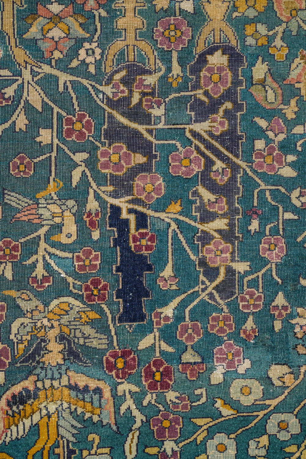 Antique Indian Agra Rug 19'6" x 12'1"