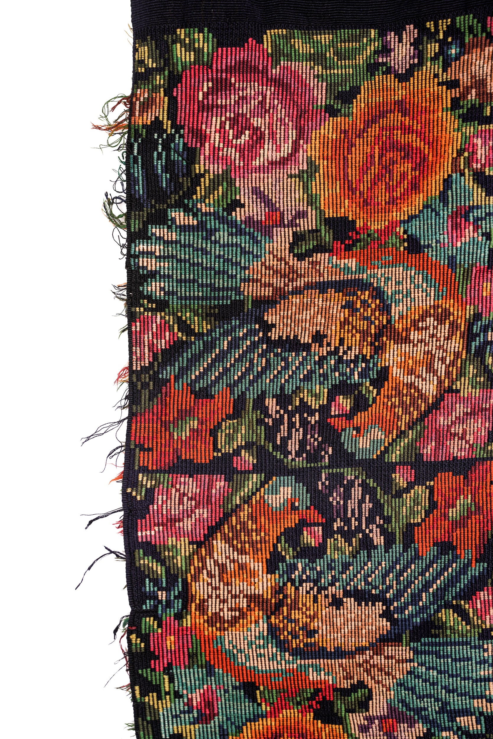 Vintage Guatemalan Huipil Textile 4'3" x 2'8"