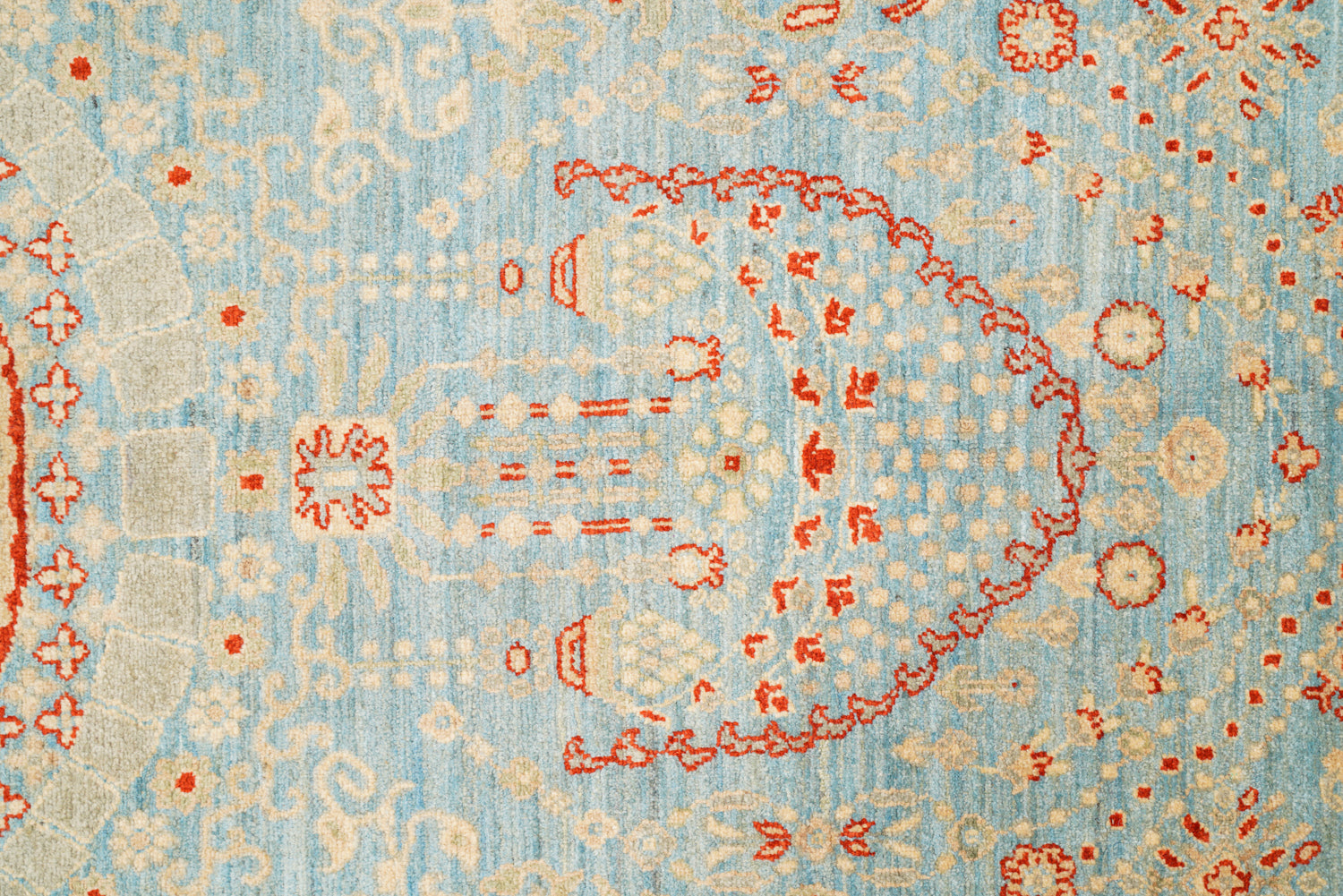 Modern Mughal design Rug 12' x 9'