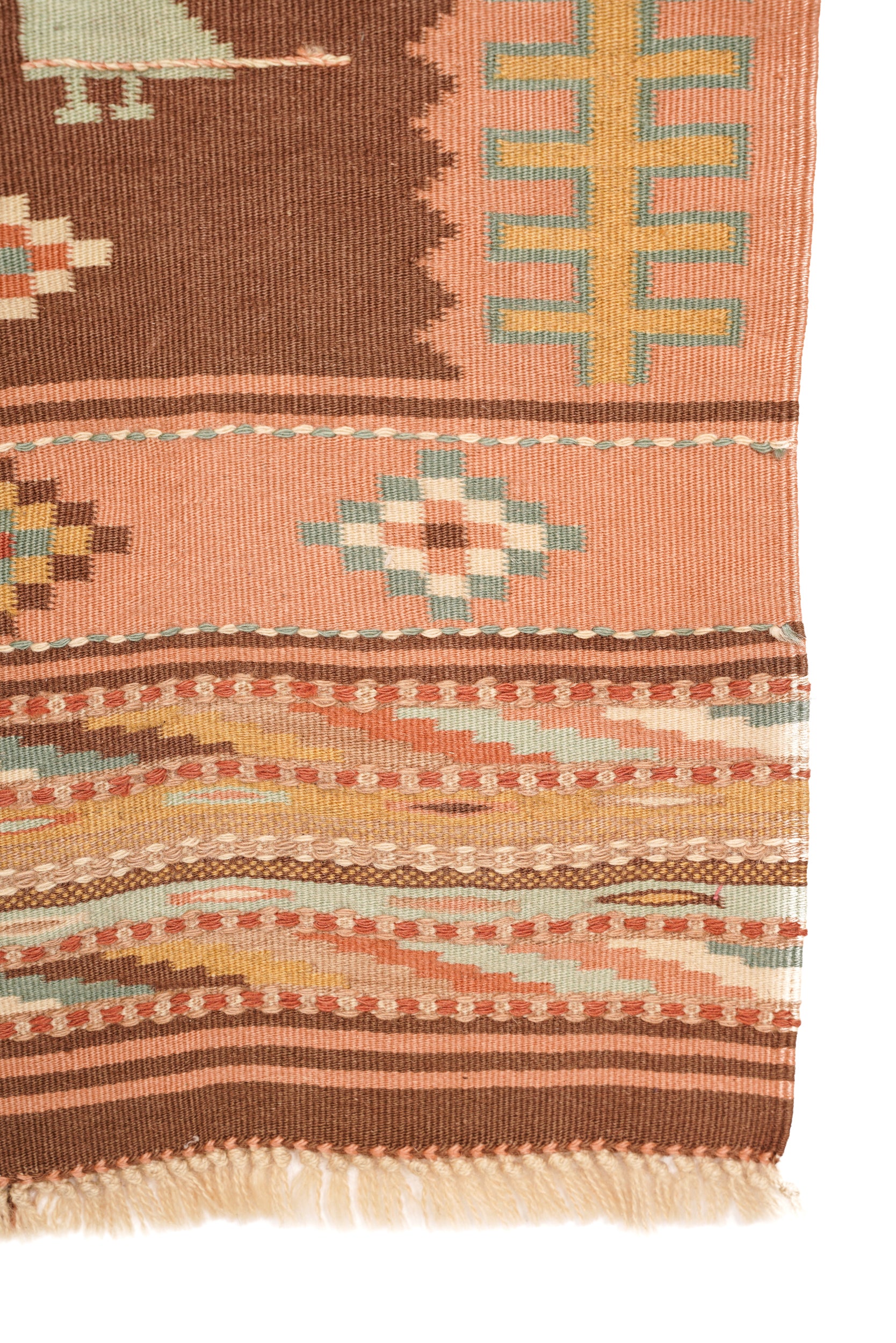 Vintage Swedish Kilim 4'9" x 2'4"