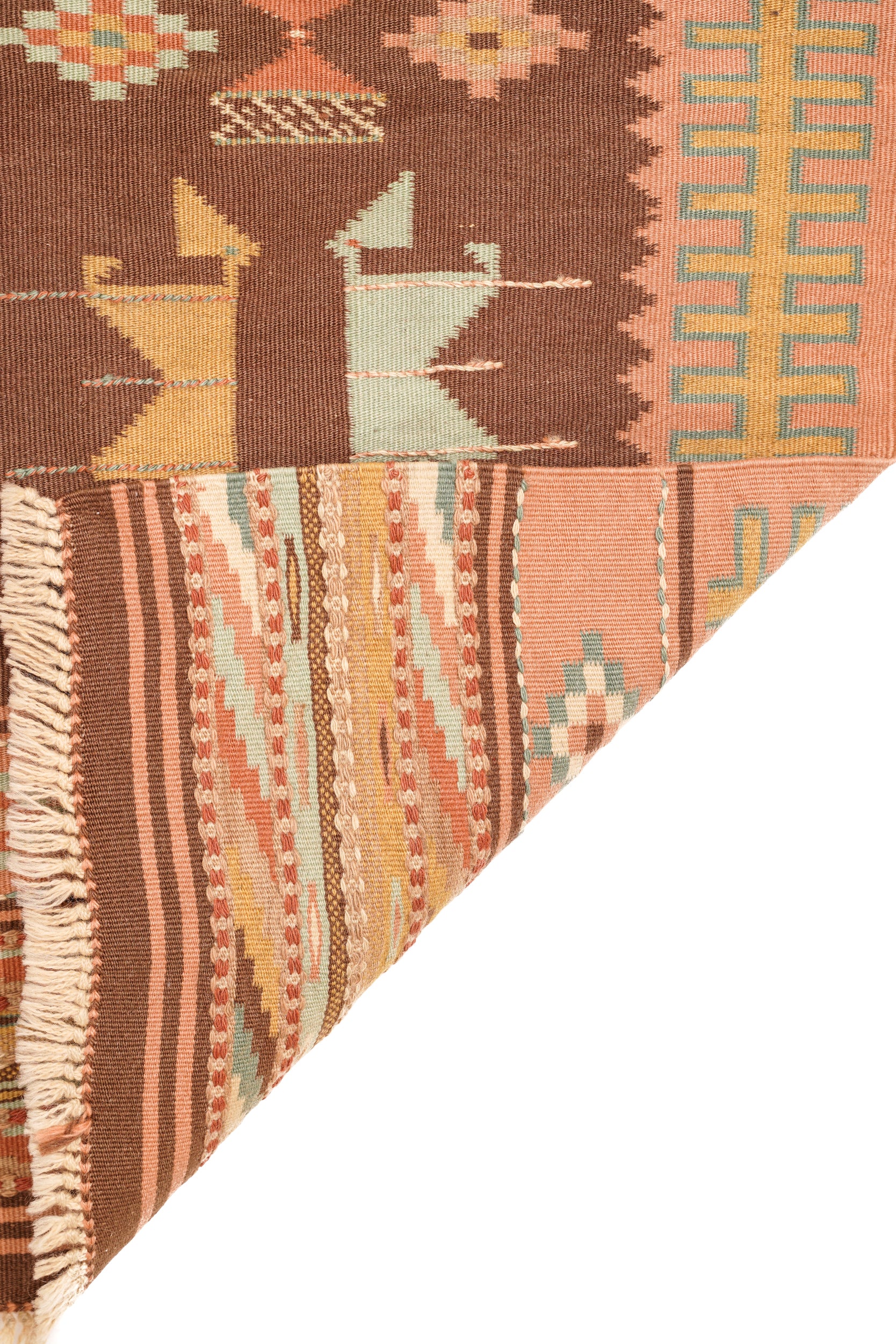 Vintage Swedish Kilim 4'9" x 2'4"