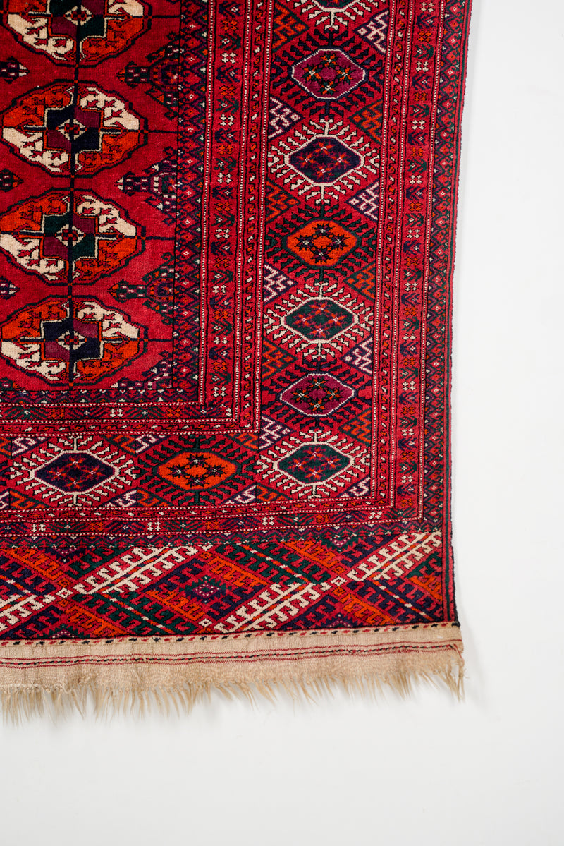 Antique Caucasian Bokhara 6'7" x 6'6"