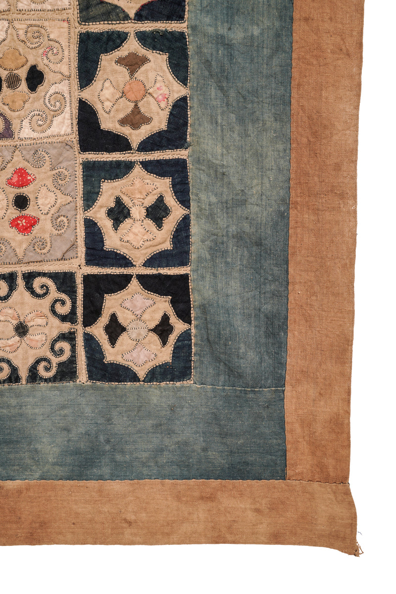 Antique South West  Asian Miao Textile 5' x 3'6"