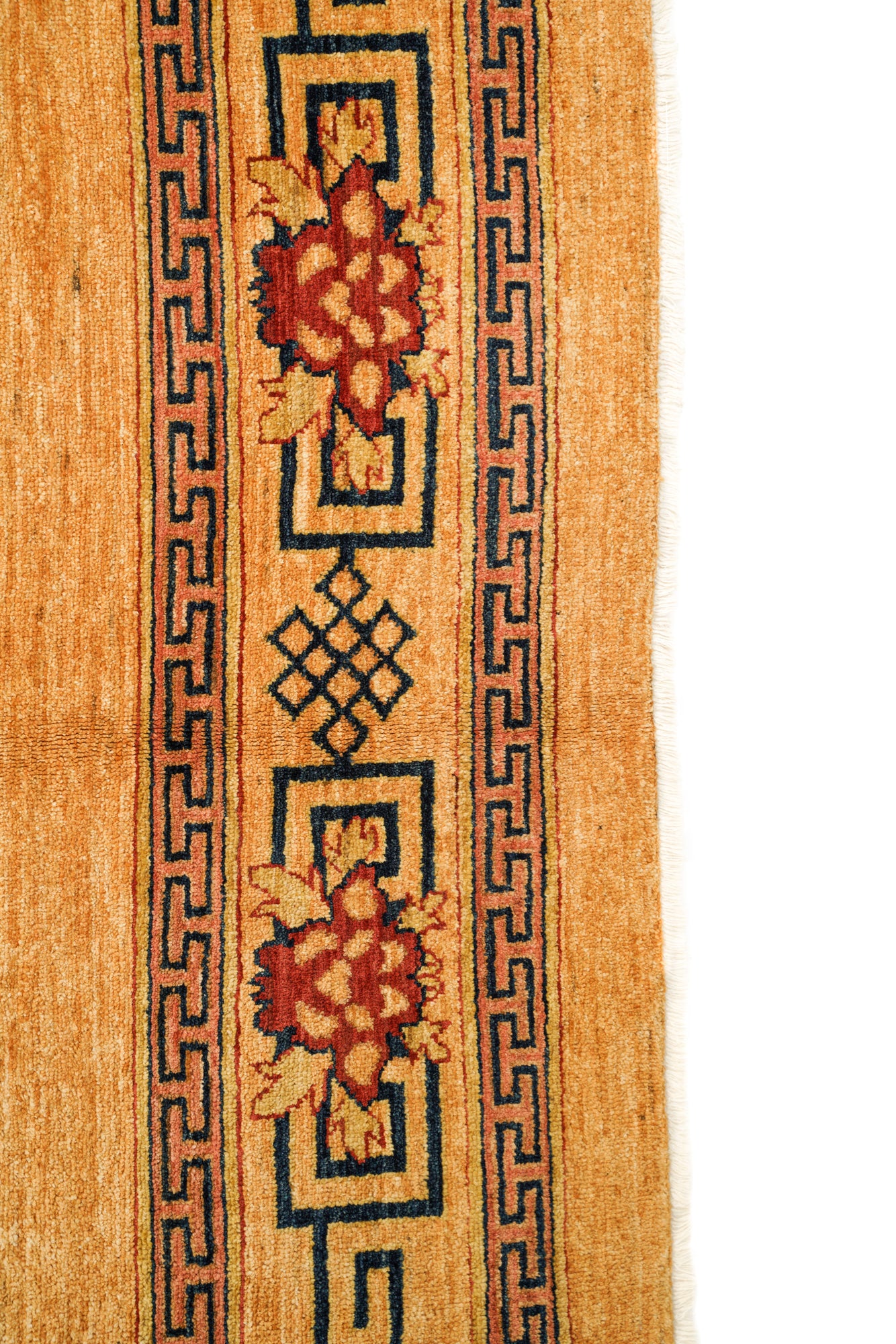 Modern Afghan Khotan Rug 11'7" x 8'