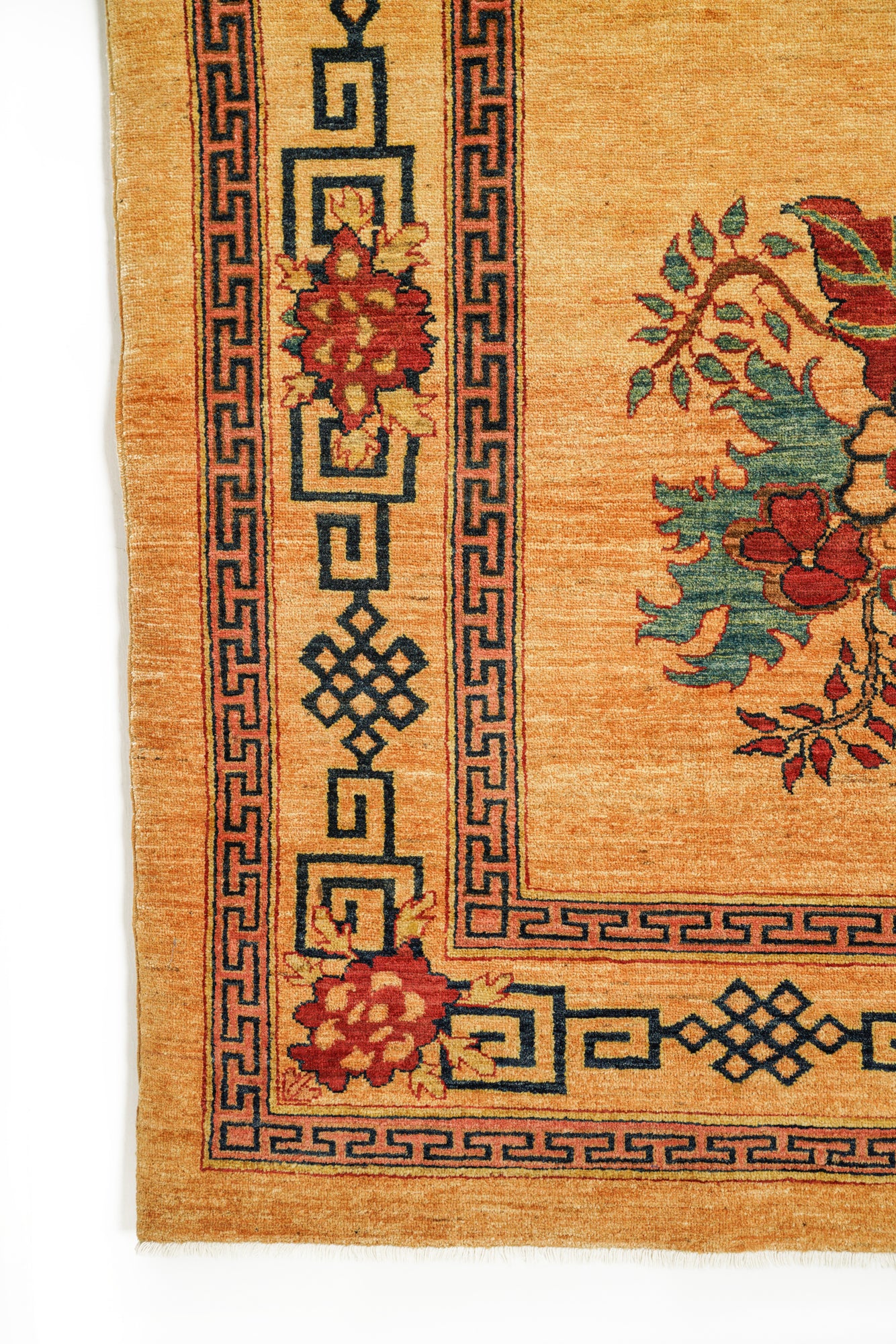 Modern Afghan Khotan Rug 11'7" x 8'