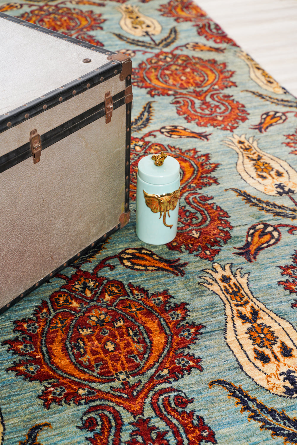 Modern William Morris Rug 11'8" x 9'2"