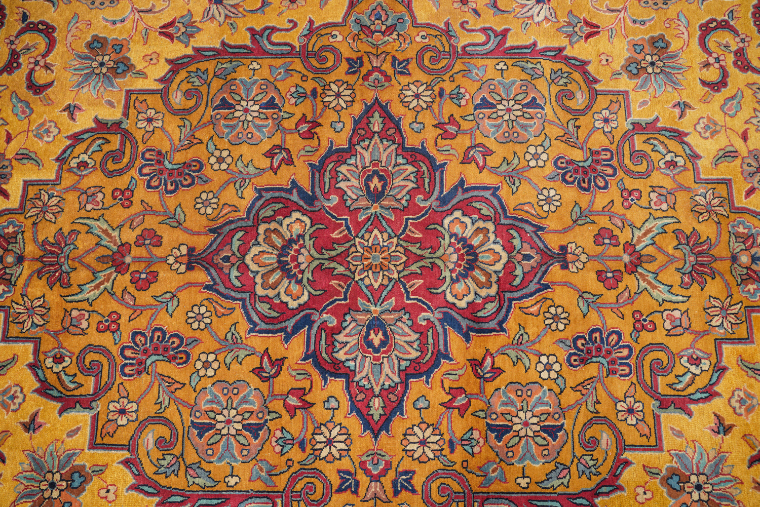 Antique Indian Agra Rug 18'4" x 15'8"