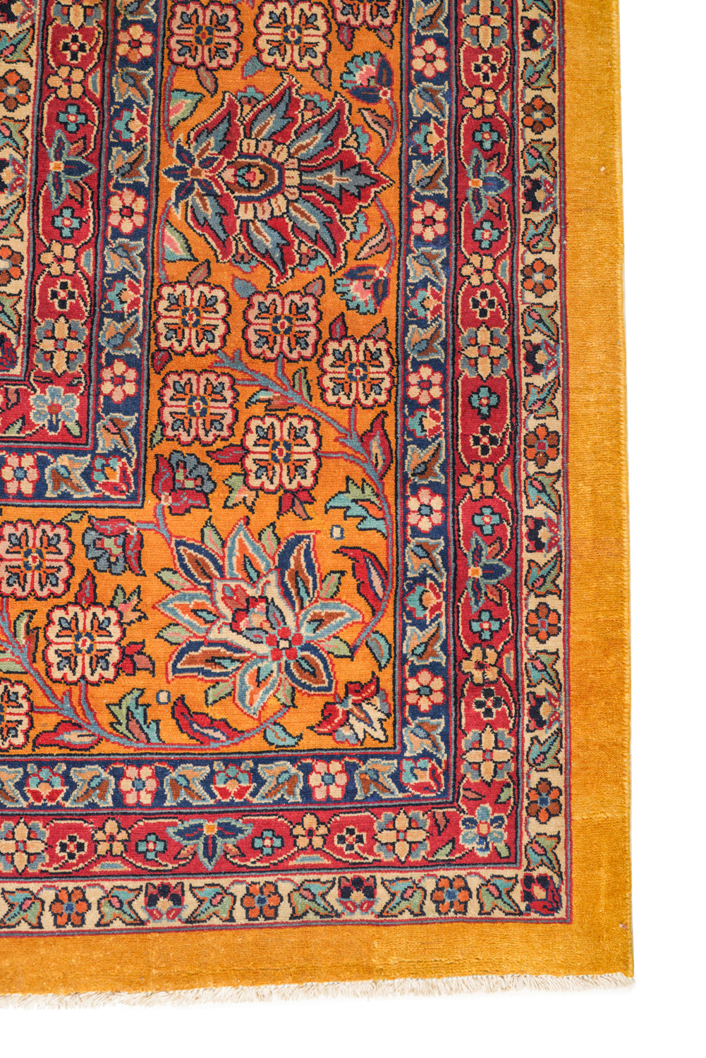 Antique Indian Agra Rug 18'4" x 15'8"