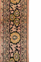vintage Natural silk Kashmiri rug 4'9" x 3'