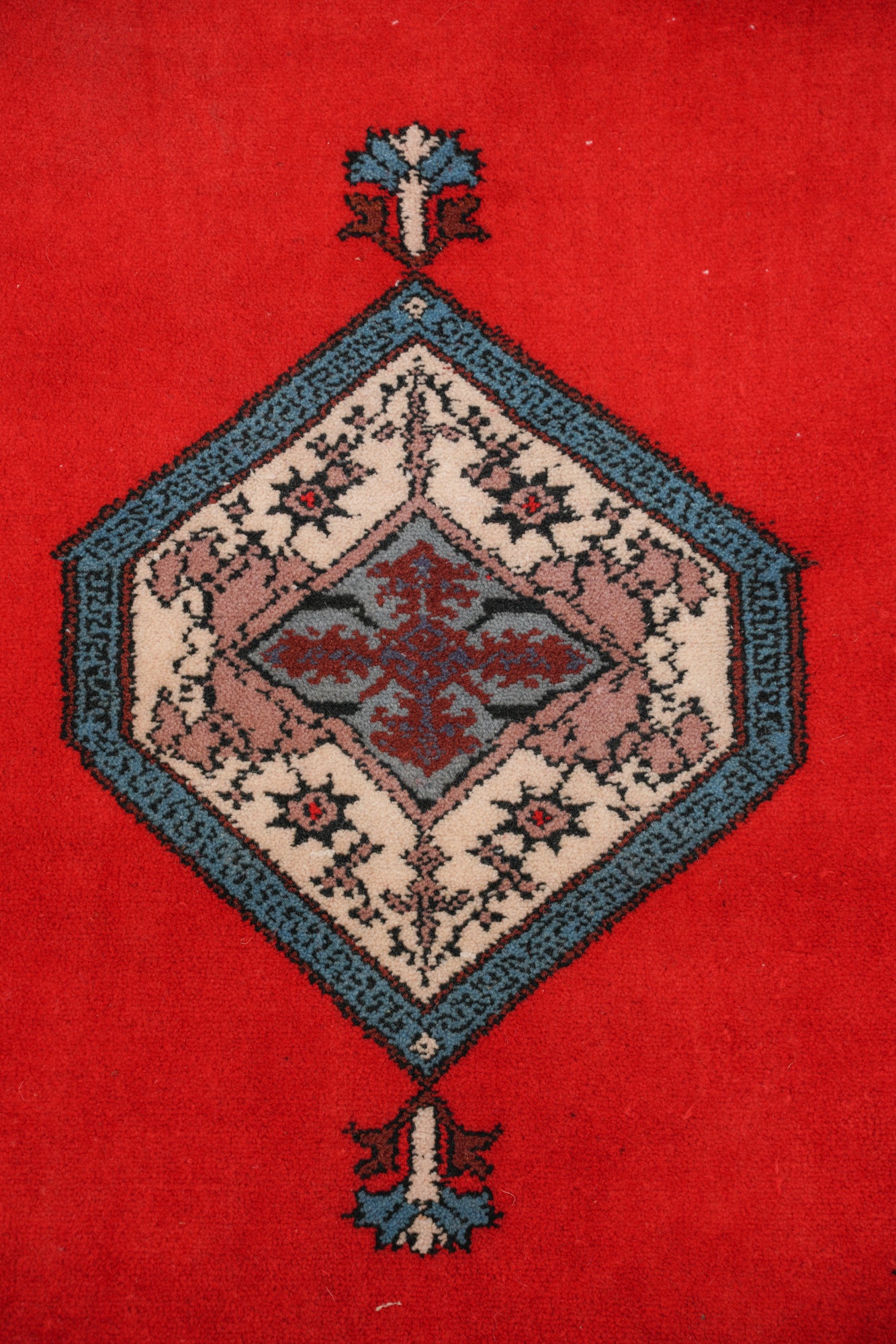 Vintage Tunisian Tribal Rug 4' x 2'7"