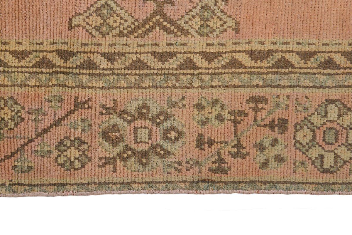 Vintage Turkish Oushak Rug  9'6" x 8'5"